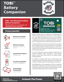 Bulldog Battery - TOBi battery Companion Datasheet